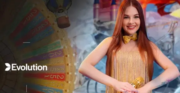 Crazy Time live game show by Evolution